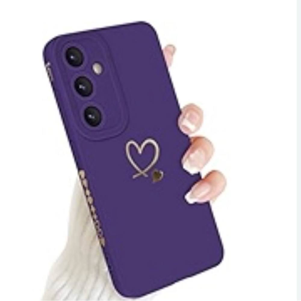 NWT Samsung galaxy s25 silicone phone case purple